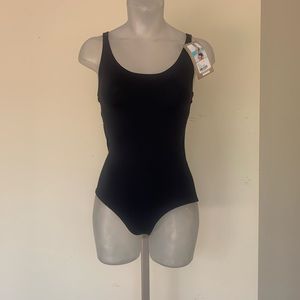 New with tags one piece black medium bathing suit